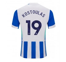 Brighton Charalampos Kostoulas #19 Koszulka Podstawowa 2025-26 Krótki Rękaw